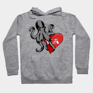 I just love Octopus and Sea. Hoodie